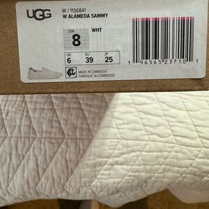 UGG Alameda Sammy White Slip-Ons